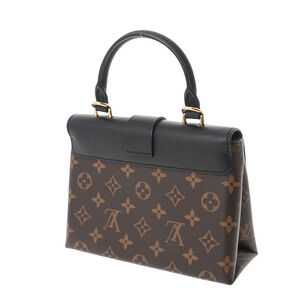 Louis Vuitton Noir Monogram Canvas Bag Locky Black